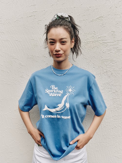 T.S.W Dolphin T-Shirts Blue